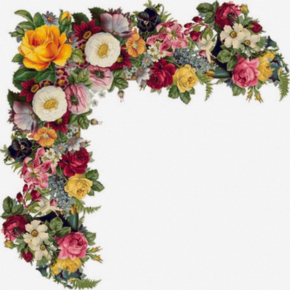 САЛФЕТКА БУКЕТ - скатерти, салфетки - предпросмотр