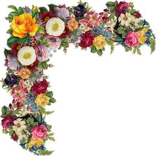 Схема вышивки «САЛФЕТКА БУКЕТ»