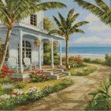 Схема вышивки «Домик мечта»