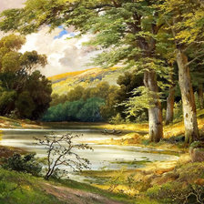 Схема вышивки «Пейзаж.»