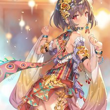 Схема вышивки «Девушка»