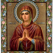 Икона Божьей Матери Умягчение злых сердец (Семистрельная)