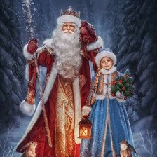 Схема вышивки «Новогодняя сказка»