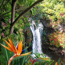 Схема вышивки «Водопад»