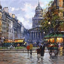 Схема вышивки «Огни города»