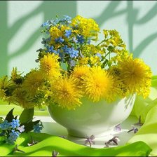 Схема вышивки «солнечное утро»