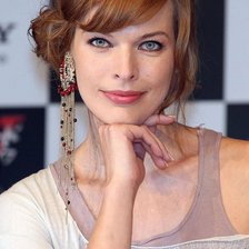 Схема вышивки «Милла Йовович»