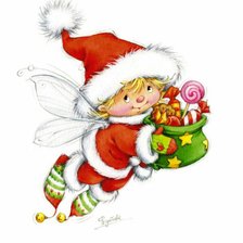 Схема вышивки «Новогодний эльф»