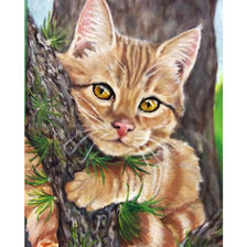 Схема вышивки «Кот.»