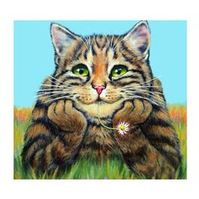 Схема вышивки «Кот.»