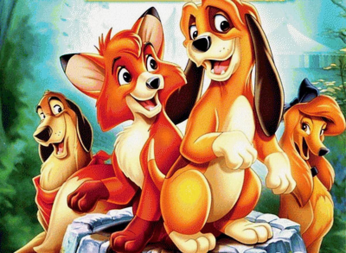 Лис и пес - мультфильм, мульт - предпросмотр