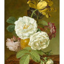 Схема вышивки «Розы. Букет.»