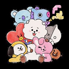 Схема вышивки «Bt21»