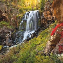 Схема вышивки «водопад»