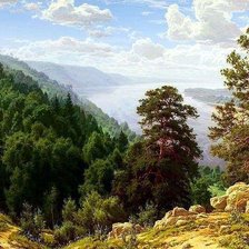 Схема вышивки «природа»