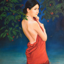 Схема вышивки «mujer»