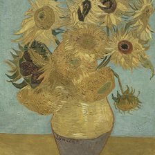 Схема вышивки «Подсолнухи. Ван Гог»