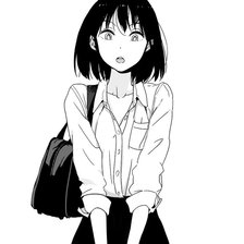 Схема вышивки «девушка»