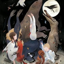 Схема вышивки «Ночь»