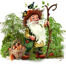 Схема вышивки «Лесовичок»