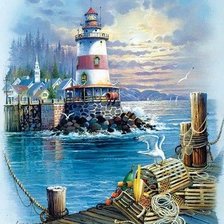 Схема вышивки «маяк»