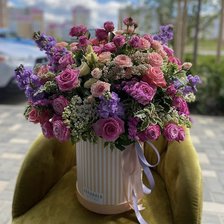 Схема вышивки «Большой букет роз»