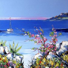 Схема вышивки «Морской пейзаж»