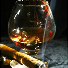 Схема вышивки «Коньяк и Сигара»