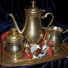 Схема вышивки «кофе с конфетами»