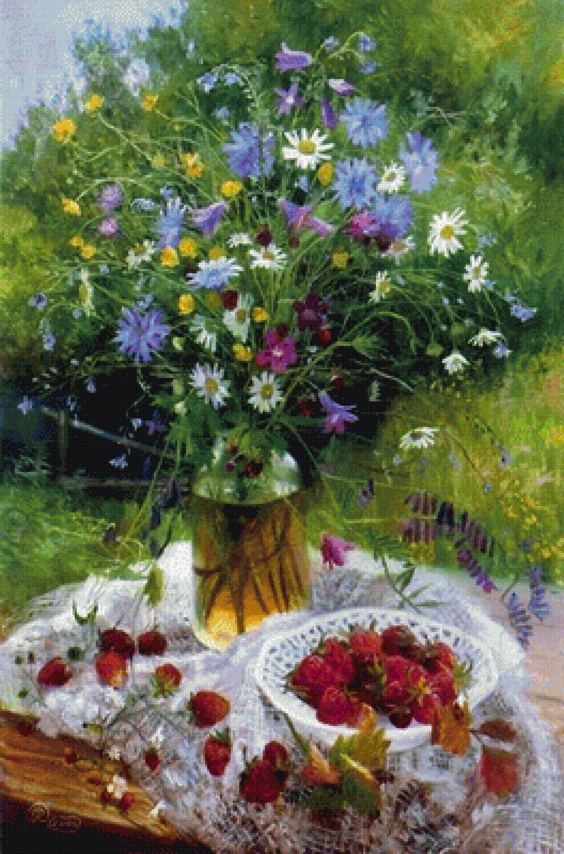 Летний букет - деревня, лето, природа - предпросмотр