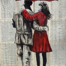 Схема вышивки «pareja»