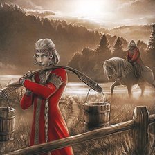 Схема вышивки «Встреча»