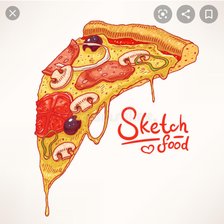 Схема вышивки «Пицца»