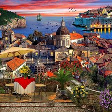 Схема вышивки «Дубровник»