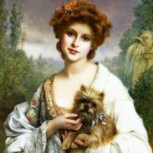 Схема вышивки «Художник Франсуа Мартин Кавель (2)»