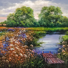 Схема вышивки «Creek.»