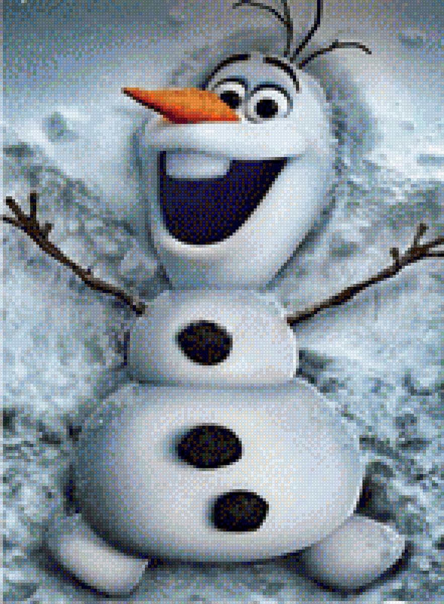 Снеговик - предпросмотр