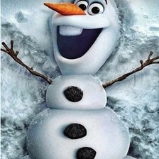 Схема вышивки «Снеговик»