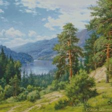 Схема вышивки «природа»