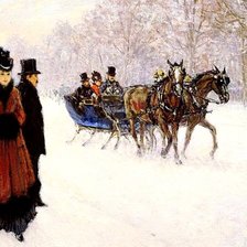 Зимняя прогулка. Алан Мэйли