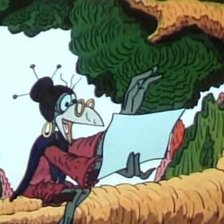 Схема вышивки «Ворона»