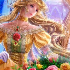 Схема вышивки «Принцесса 1»