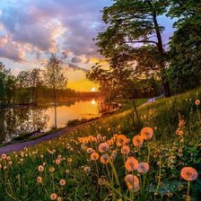 Схема вышивки «Закат»