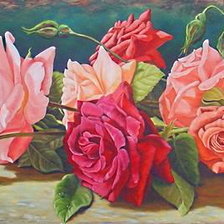 Схема вышивки «Как хороши,как свежи были розы...»