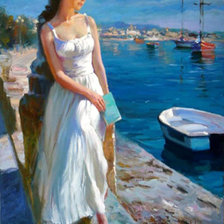 У причала. Владимир Волегов