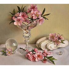 Схема вышивки «Цветочный натюрморт.»