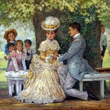 Схема вышивки «Предложение. Алан Мэйли»