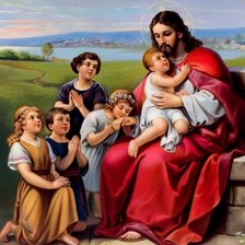 Схема вышивки «Молитва за дітей»