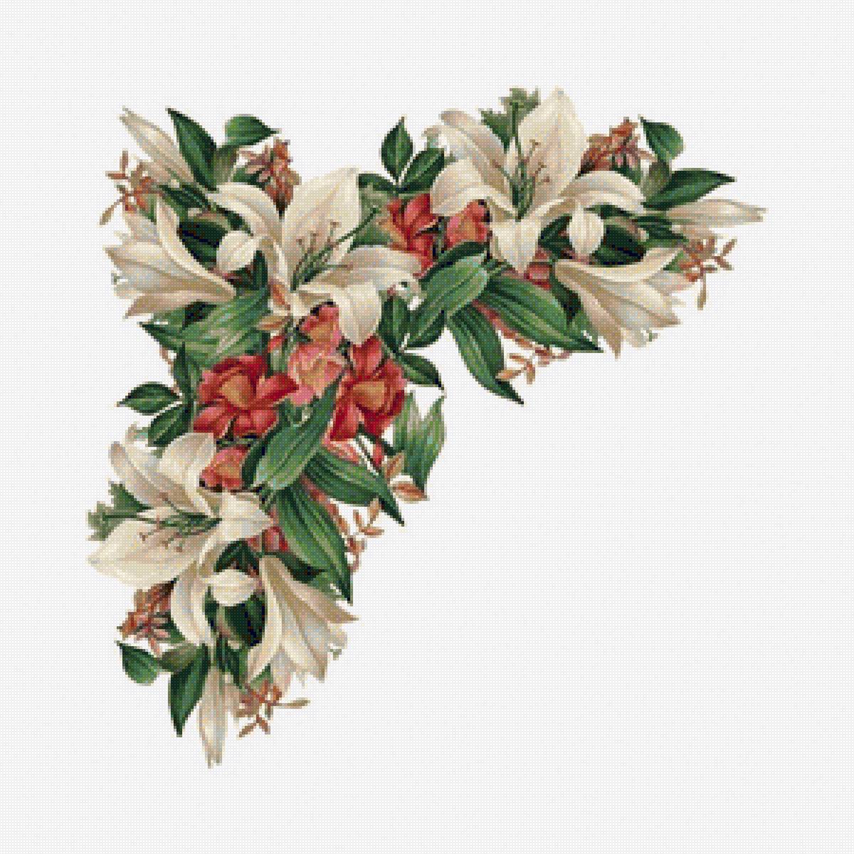 САЛФЕТКА ЛИЛИИ-1 - салфетки, скатерти - предпросмотр