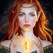 Схема вышивки «топаз души»